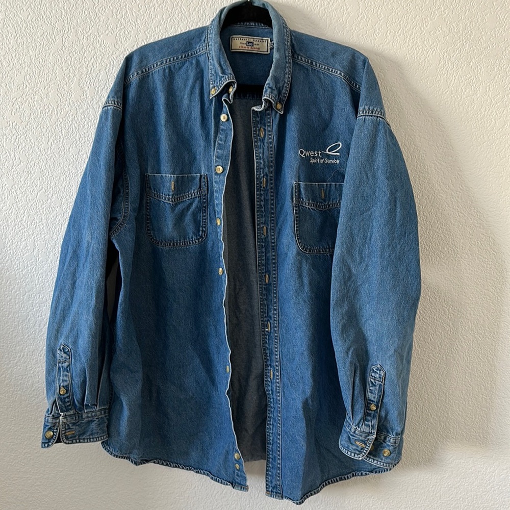 Lee denim button up